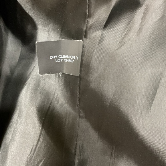 London Fog Womens Gray Wool Blend Long Sleeve Pea Coat With Scarf Size X-Large - Picture 8 of 15